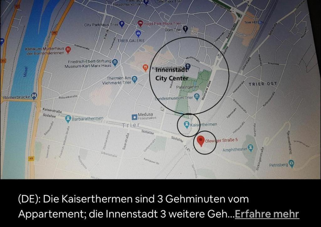 Emperors Baths - Cozy Modern Apartment Trier